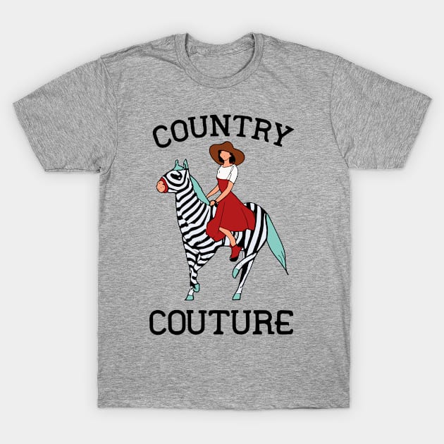Country Couture Farm Life Yeehaw - Homestead Fashions Funny T-Shirt by stickercuffs